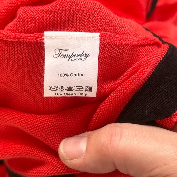 Brand New 2000s Temperley London One Shoulder Ruffled Cotton Knit Mini Dress M - Picture 6 of 6